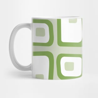 MCM Green Geometric Pattern Mug